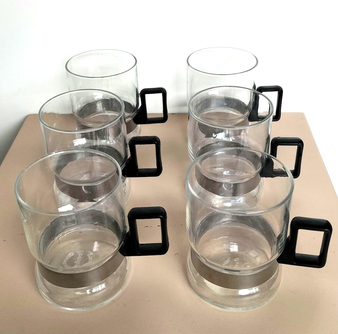 technic24 LAV Série Elis Lot de 6 bols en verre avec couvercle 215 ml