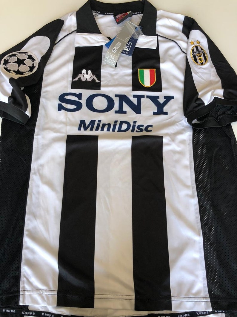 Juventus Del Piero Retro Football Shirt 1997 1998 Etsy Uk