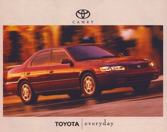 1998 Toyota Camry Vintage Magazine Print Ad,  Original Retro Classic Car Advertisement, Gift, Garage Wall Decor