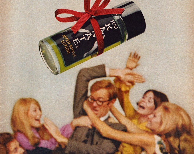 1969 Hai Karate After Shave and Cologne Vintage Print Ad