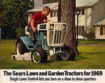 Sears garden tractors shop