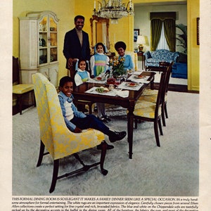 1972 Ethan Allen Galleries Furniture 6-page Vintage Print Ad, Bedroom-Dining Room-Family Room, Retro Classic Advertisement, Home Decor image 2