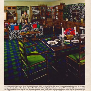 1972 Ethan Allen Galleries Furniture 6-page Vintage Print Ad, Bedroom-Dining Room-Family Room, Retro Classic Advertisement, Home Decor image 6