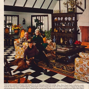 1972 Ethan Allen Galleries Furniture 6-page Vintage Print Ad, Bedroom-Dining Room-Family Room, Retro Classic Advertisement, Home Decor image 5