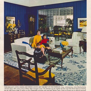 1972 Ethan Allen Galleries Furniture 6-page Vintage Print Ad, Bedroom-Dining Room-Family Room, Retro Classic Advertisement, Home Decor image 4