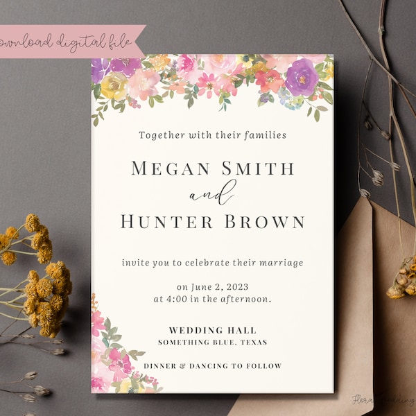 Wedding Invitation 2024 Etsy