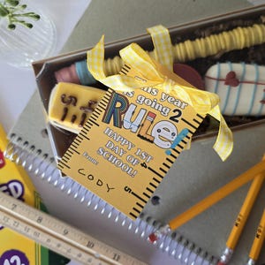 Cadeaukaartje 1e schooldag leraar direct downloaden - eerste schooldag cadeau voor leraar - cadeau leraar - goodiebag voor leraar - digitaal