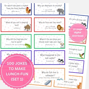 Joke Lunchbox Notes Set 1
