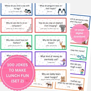 Lunchbox Jokes Set 2