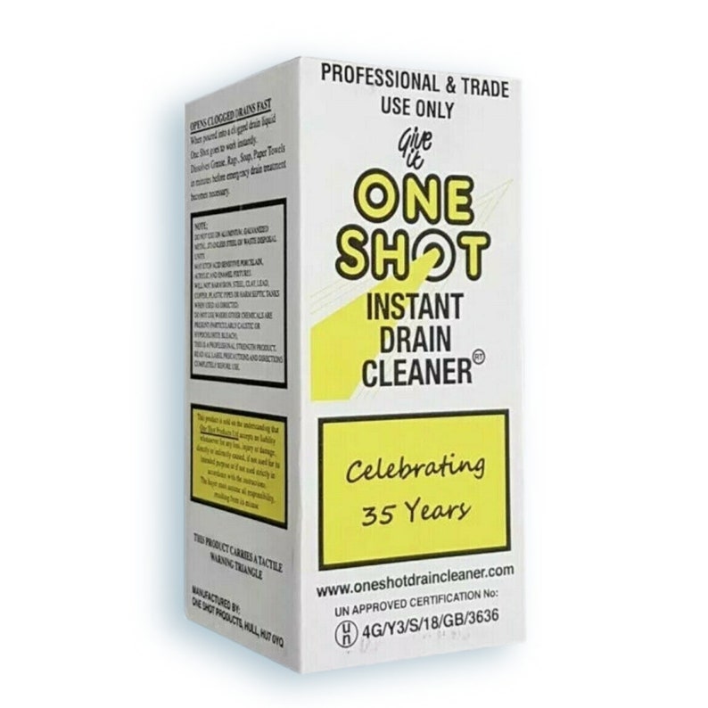 One Shot Instant Drain Cleaner 1LTR Original Etsy UK