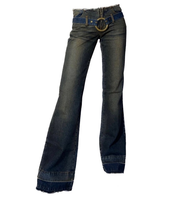Y2k Archive Jeans 2000s Low Rise Jeans - Etsy