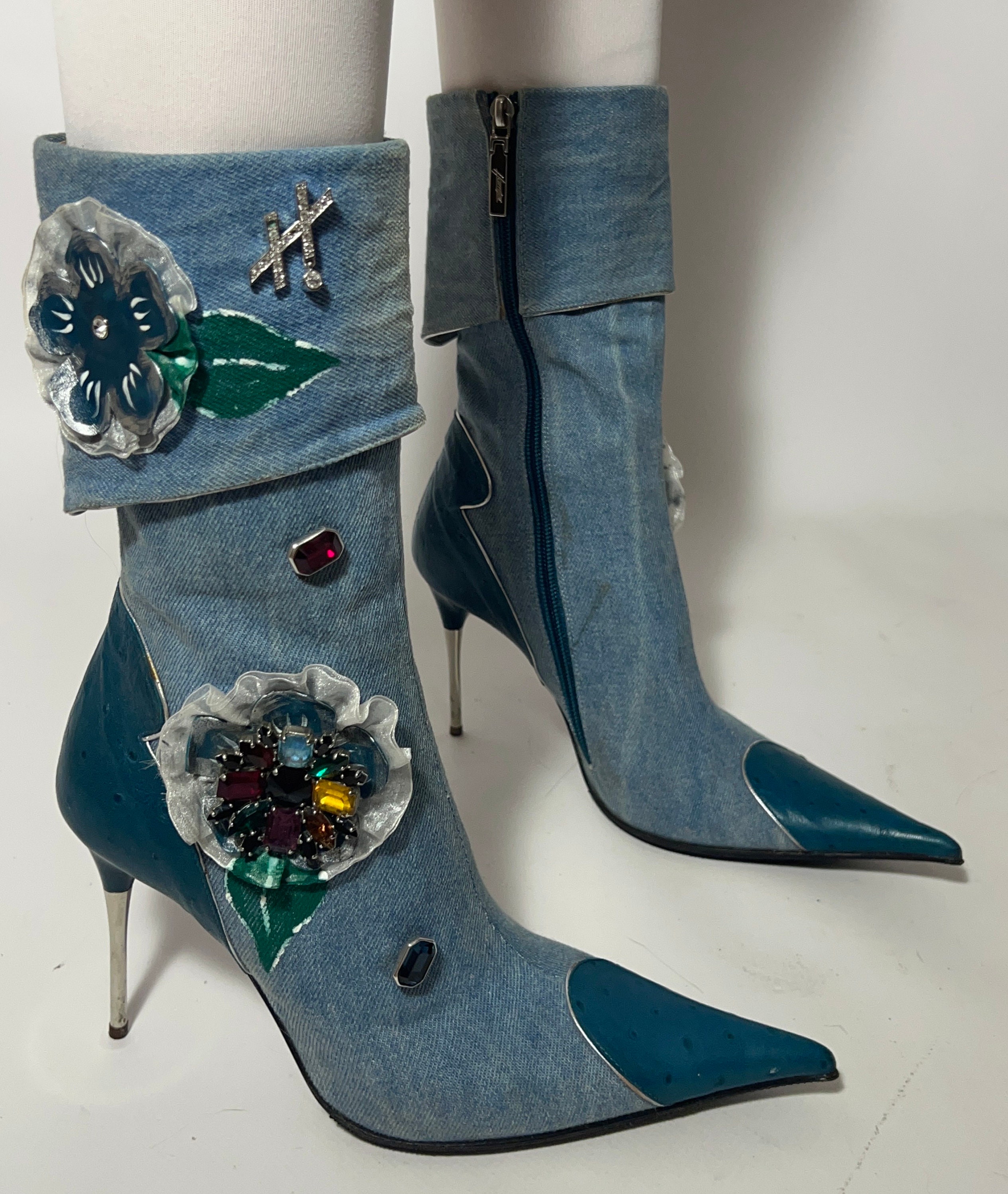 Y2k Vintage Hamlet Couture 2000s Boots Etsy