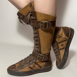 y2k vintage Converse lace up boots