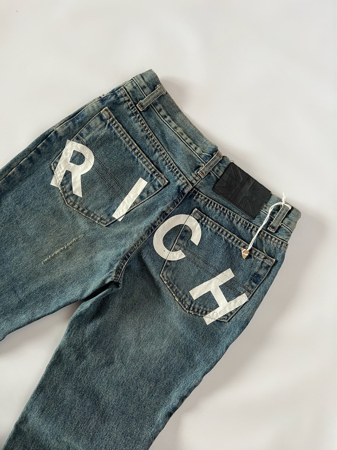 Deadstock John Richmond rich Vintage Jeans Y2K Low Rise / Mid Rise/boot ...