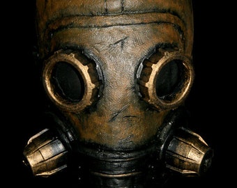 Handmade Latex Horror Mask – Eli Gas Mask, Cosplay Collector