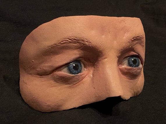 Handmade Latex Mask Eye Inserts for Display, Michael Myers