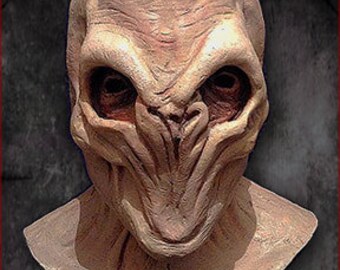 Handmade Horror Alien Latex Mask - Silent Full Head Latex Mask