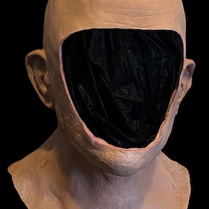 Handmade Horror Wearable Display Hood Cowl Latex Mask - Jason Camp Killer Full Head