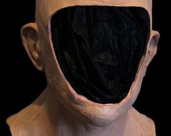 Handgefertigte Horror tragbare Display Hood Cowl Latex Maske - Jason Camp Killer Full Head