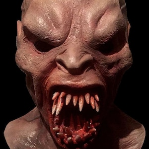 Handmade Latex Horror Creature Mask - Demon Full Head Latex Horror Mask