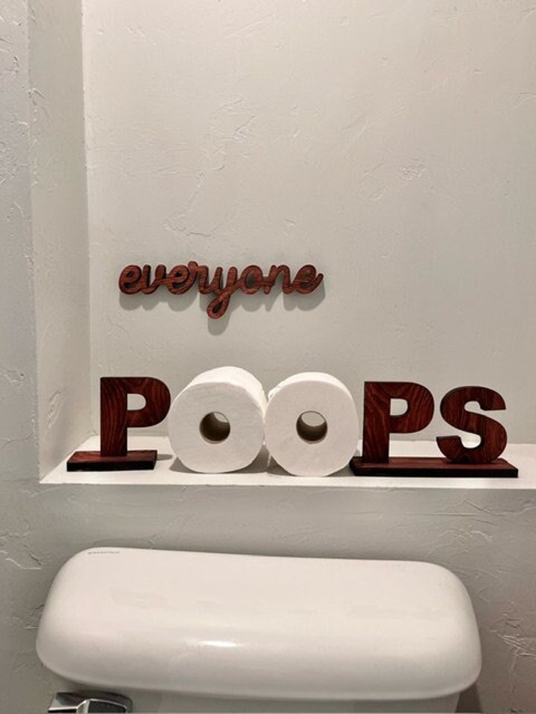 Everyone Poops Funny Bathroom Decor, Funny Bathroom Decor, Poop Gift ...