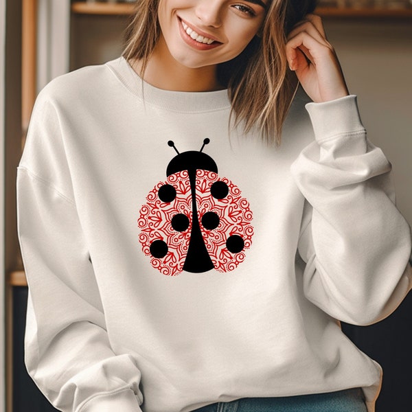 Chemise coccinelle, coccinelle d'amour, t-shirt coccinelle mignon, t-shirts coccinelle, j'aime les coccinelles, t-shirt nature femme, cadeau coccinelle pour elle, petite coccinelle