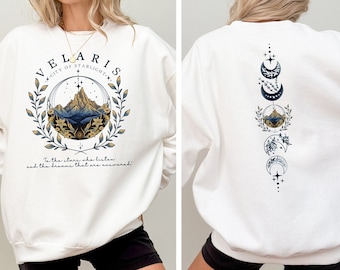 Velaris Sweatshirt The Night Court Velaris City of Starlight Sweater Acotar shirt