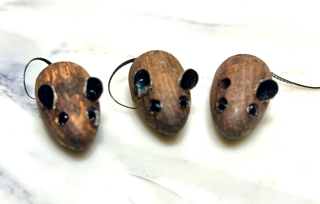 Computer Mouse Carving Vintage Hand Carved Decorative Mice, Collectible Decor - Etsy