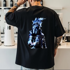 Kakashi Hatake High Quality Naruto T-Shirt, Unisex High Quality-Dyed Cotton T-shirt, Anime Gifts for Him/Her, Cool T-shirt, Anime Gifts