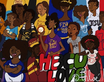 Bolso tote HBCU LOVE