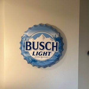 Busch Light Beer Sign - Bar Decor - Man Cave Essential