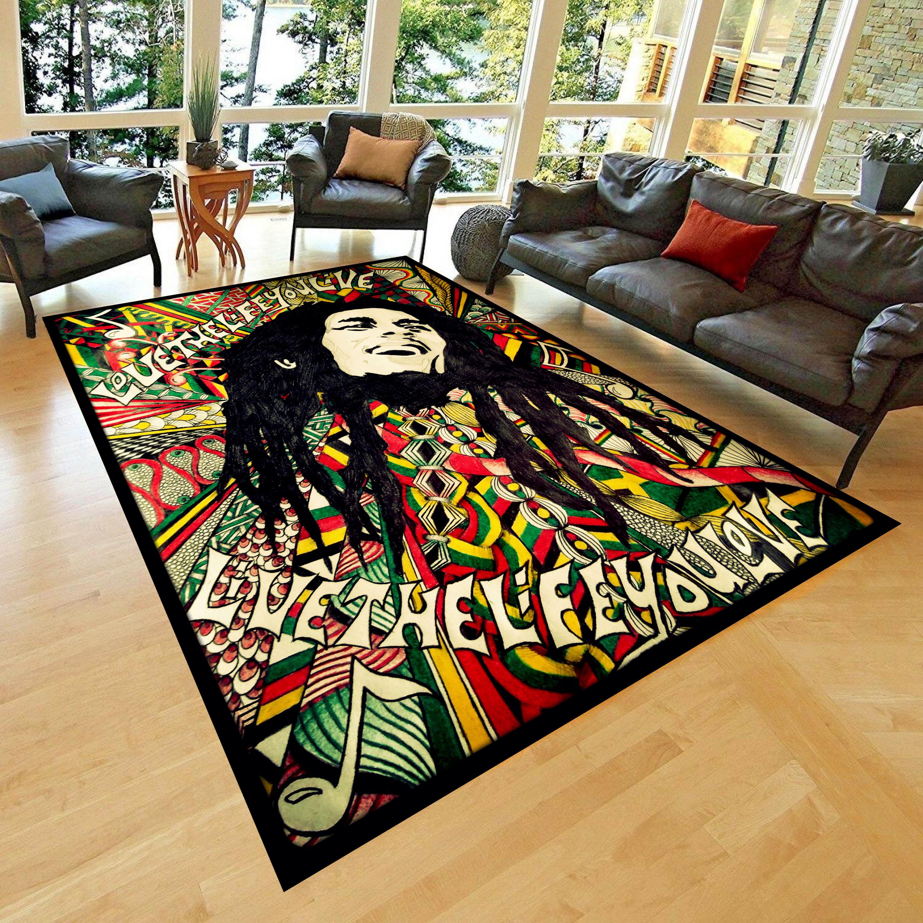 Bob Marley Rugs - Etsy