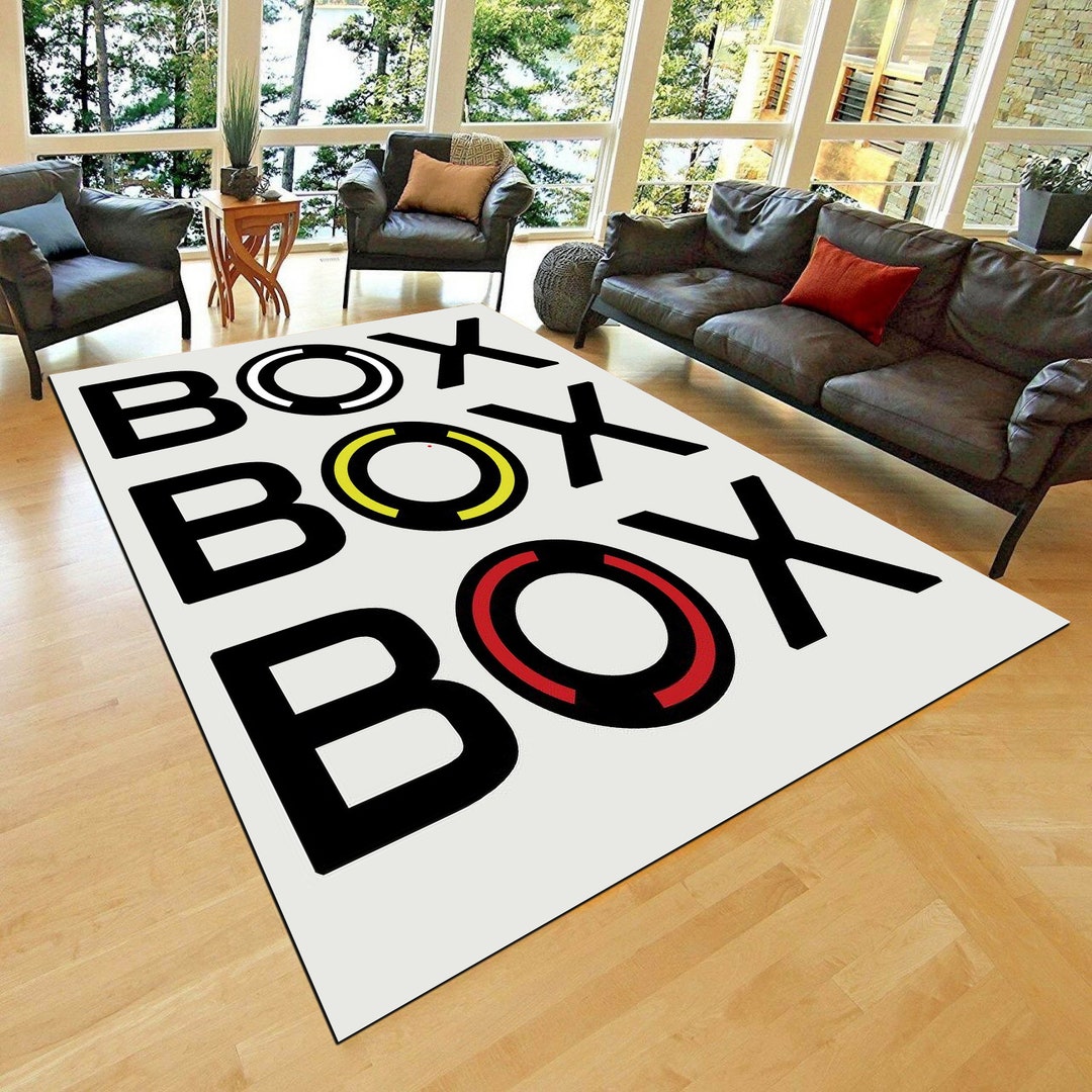 Box Box Box Formula 1 Rugs, Formula 1 Gift, F1 Floor Art, Formula 1 ...