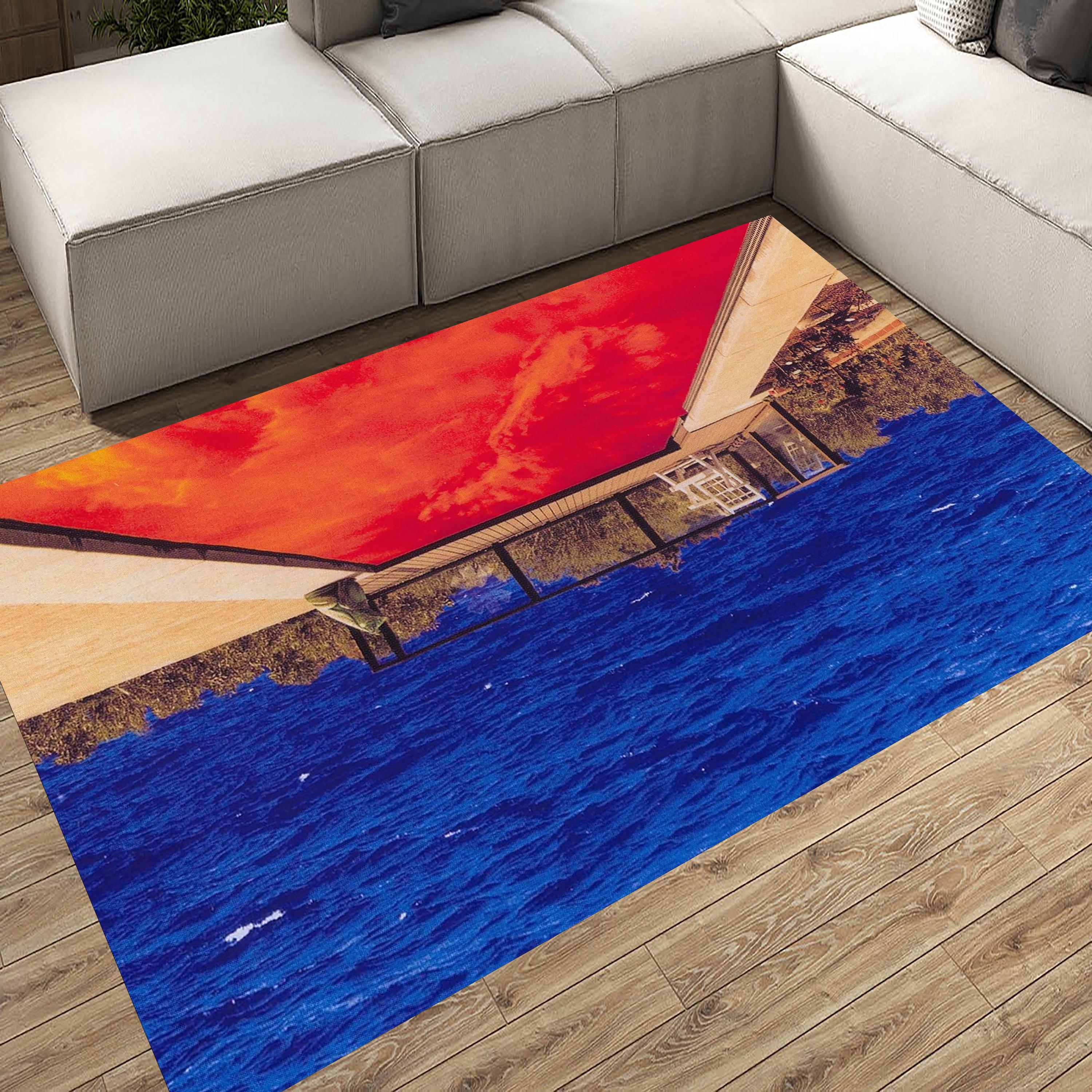 RED HOT CHILI PEPPERS Rug ラグ Red Hot Chili Peppers CD Rug, Rock Album Cover Rug, Music