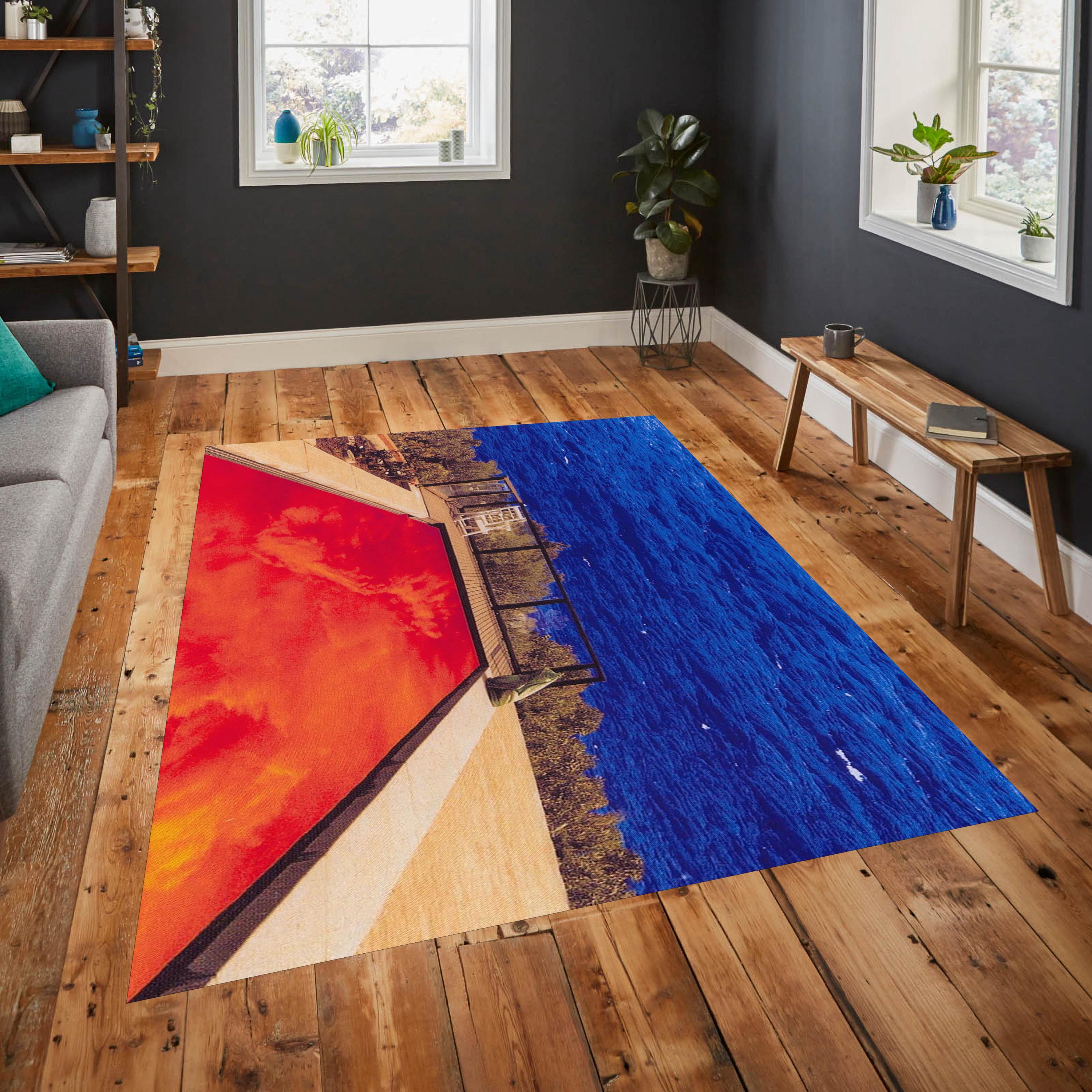 RED HOT CHILI PEPPERS Rug ラグ Jellybean Red Hot Chili Pepper 20