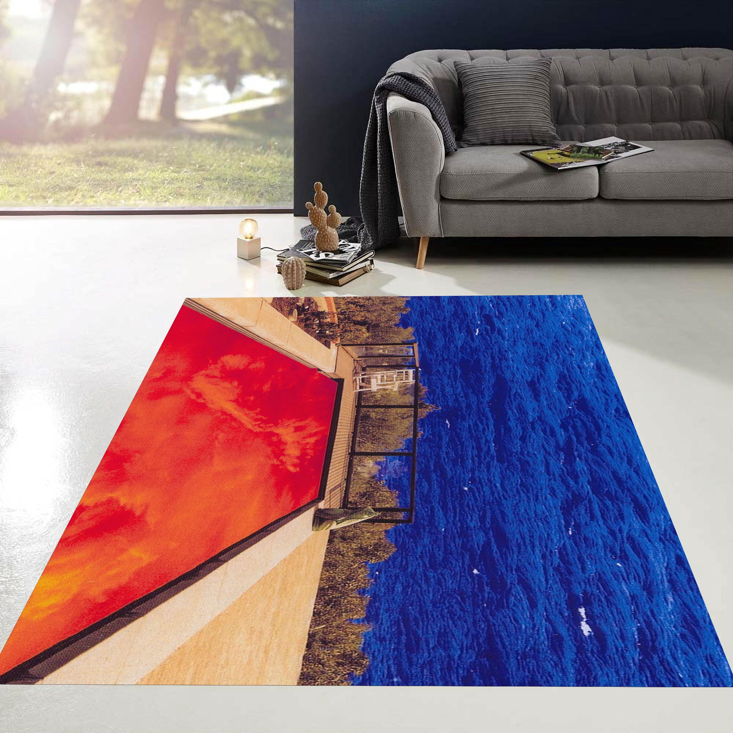 RED HOT CHILI PEPPERS Rug ラグ Red Hot Chili Peppers CD Rug, Rock Album Cover Rug, Music