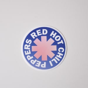 Red Hot Chili Peppers Circle Sticker