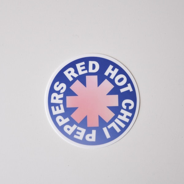 Red Hot Chili Peppers Circle Sticker