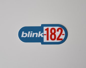 Blink 182 Logo Vinyl Sticker