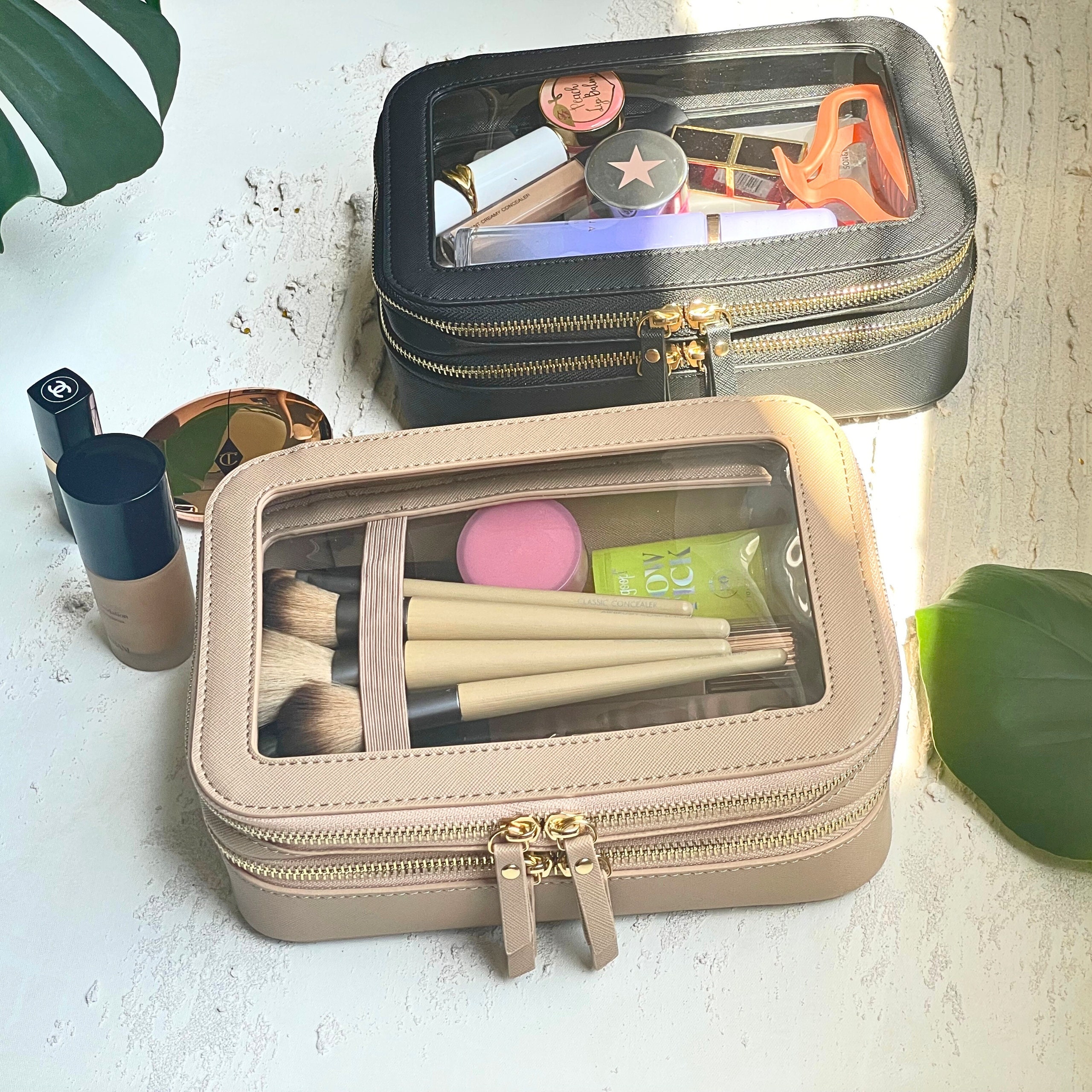 Clear Handbag Organizer See Through Cosmetic Gadget Insert Purse Organ