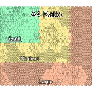 Custom Hex Map - Small - Etsy