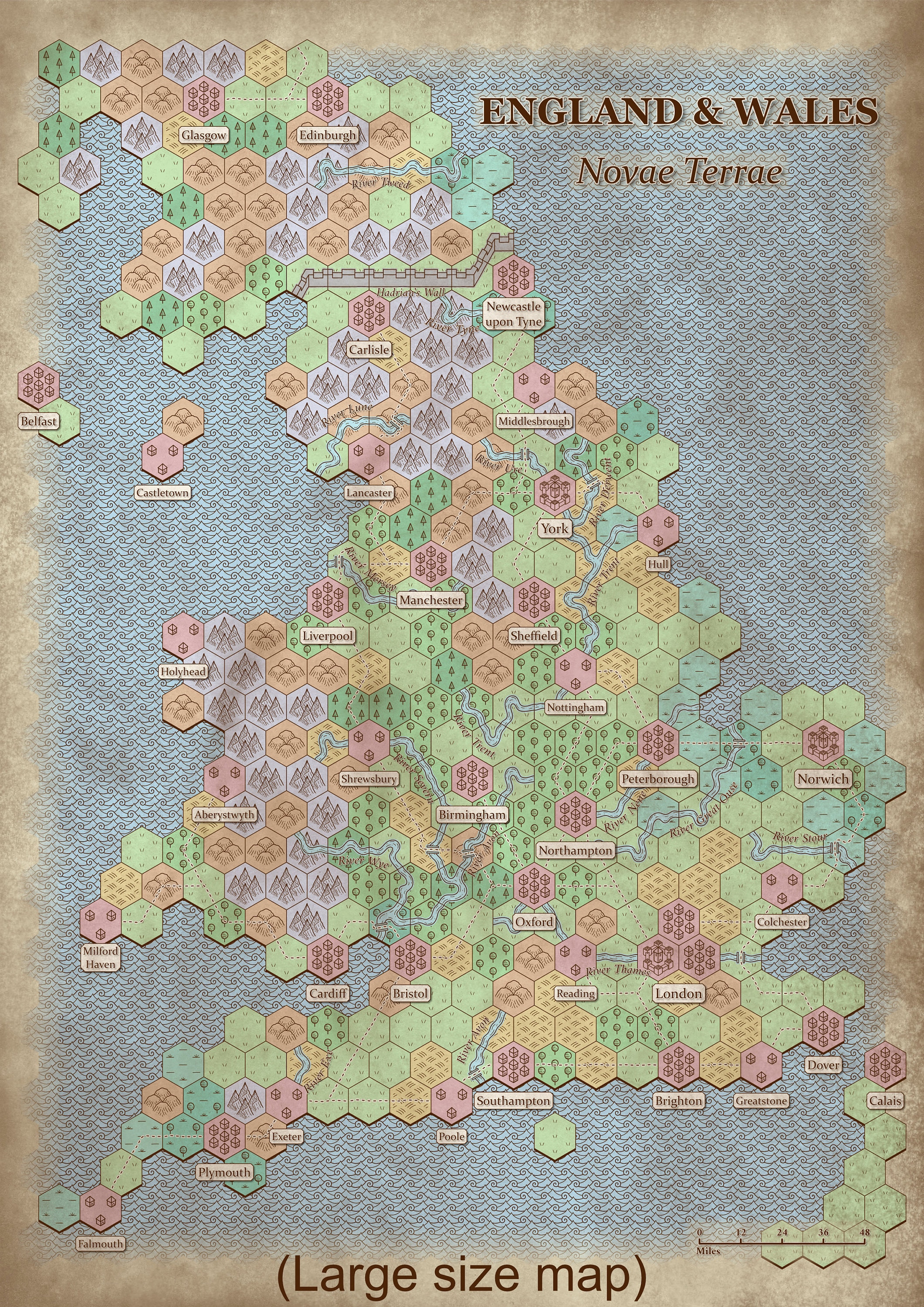 Custom Hex Map - Medium - Etsy