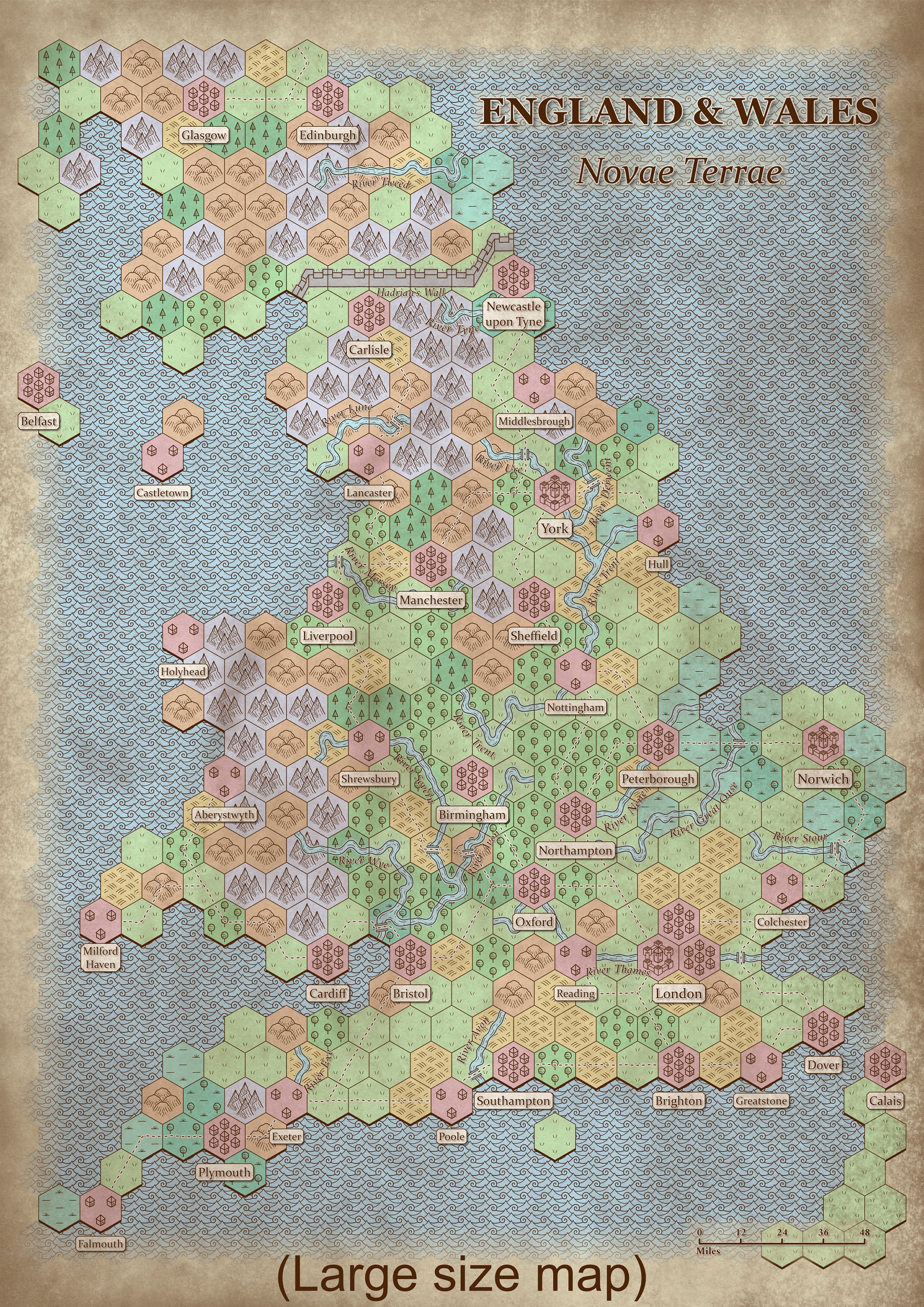 Custom Hex Map - Large - Etsy
