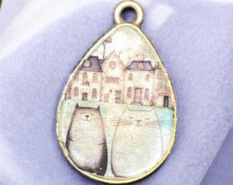 Cat and nature Pendants