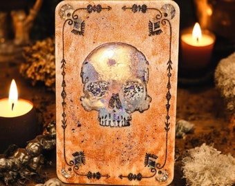 Wooden decor tarot cards