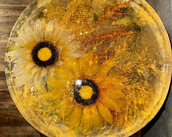Sunflower side table