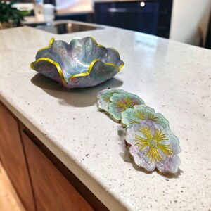 Set of bowl with 4 coasters