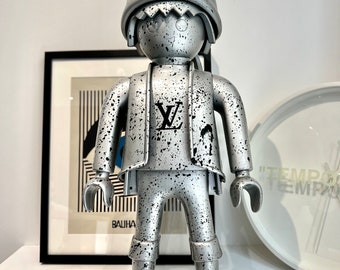 Playmobil XXL LV  gris Pop Art - Monogramme - Décoration Unique pour Loft, Magasin et Bureaux | Collection Spéciale sur Etsy