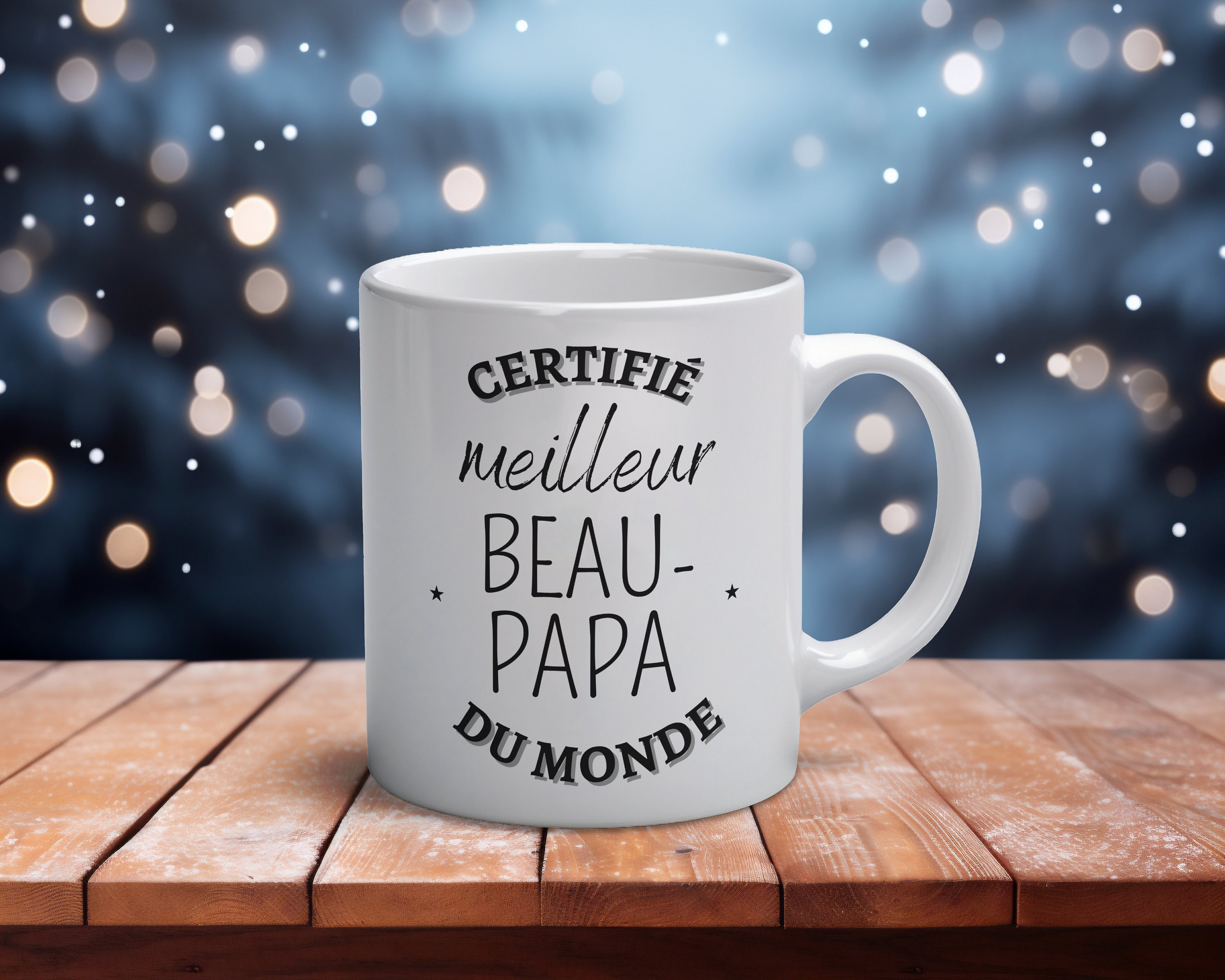 Tasse Mug Cadeau Beau Père- Beau Papa en Or - Idée Originale Anniversaire  Fête des Pères : : Cuisine et Maison