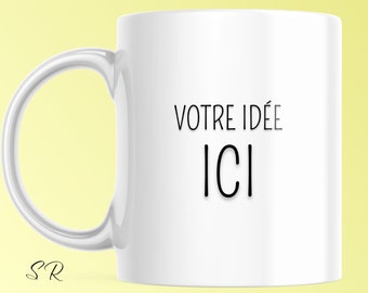 Mug personnalisé - Mug Cadeau - Cadeau personnalisé - Texte, image, photo